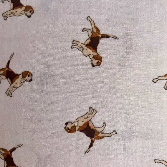 Ralph Lauren Beagle Puppy Dog Queen Sheet Set - Picture 5 of 8